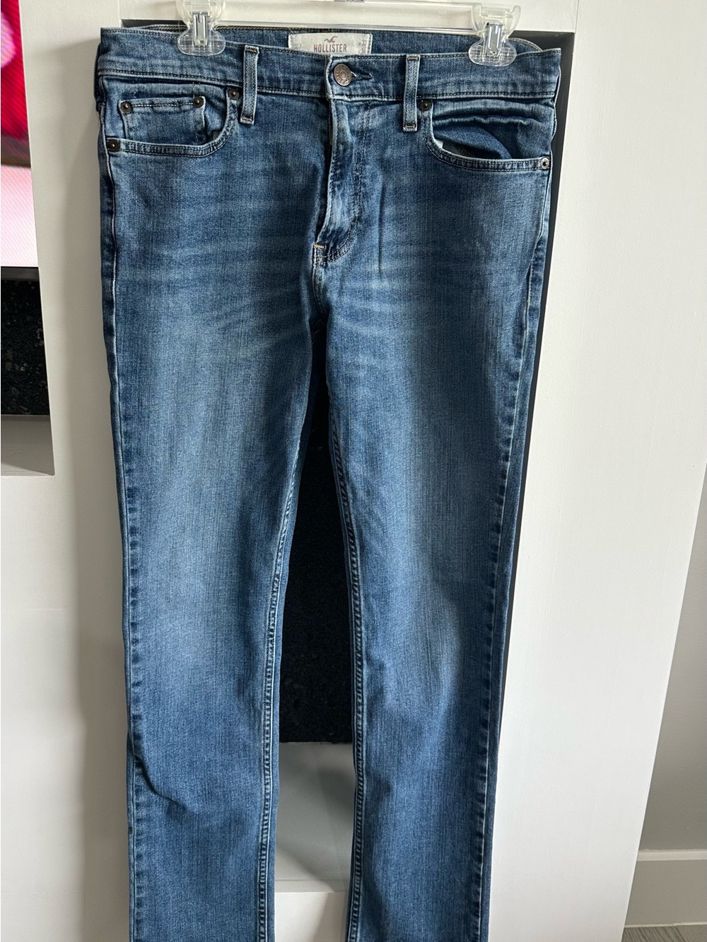 Hollister Men’s Blue Slim Straight Jeans